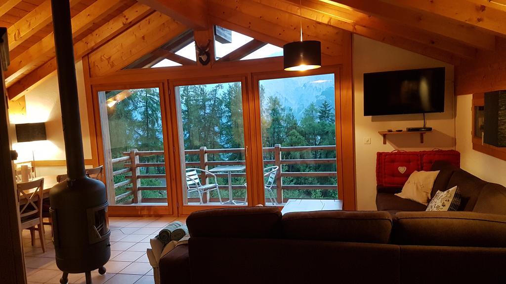 Chalet Chaperon Rouge Nendaz Esterno foto