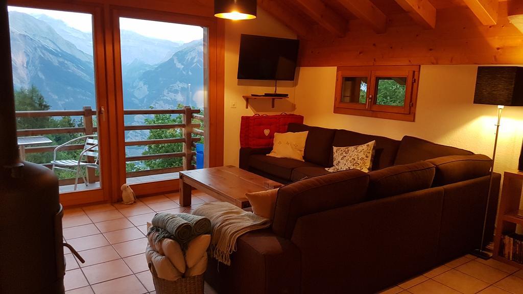 Chalet Chaperon Rouge Nendaz Esterno foto